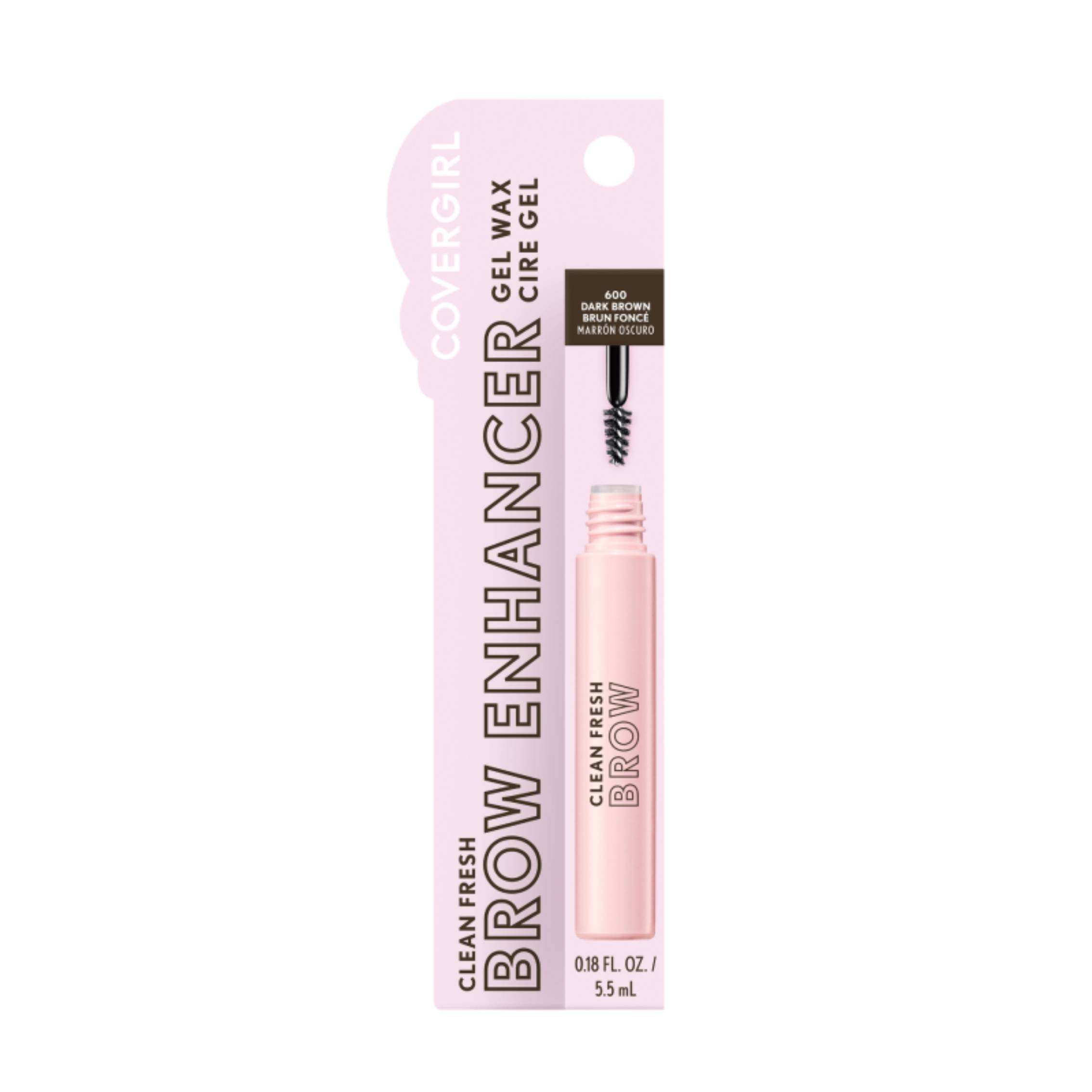 Covergirl Clean Fresh Brow Enhancer Gel Wax 600 Dark Brown