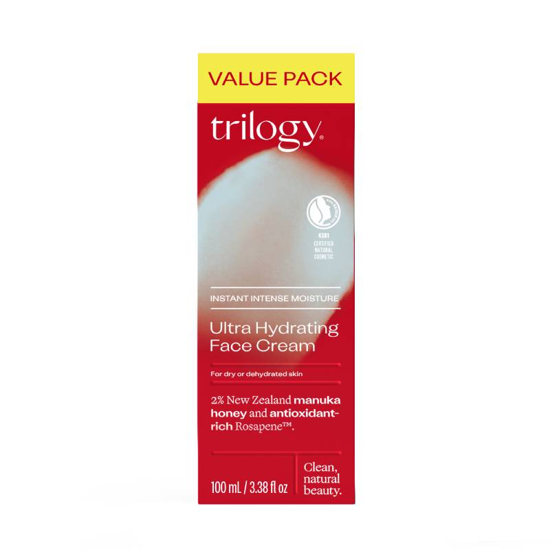 Trilogy Ultra Hydrating Face Cream 100ml CWH Exclusive Value Pack