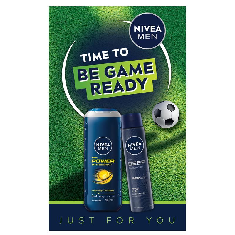 Nivea Male Time to be Game Ready Gift Set