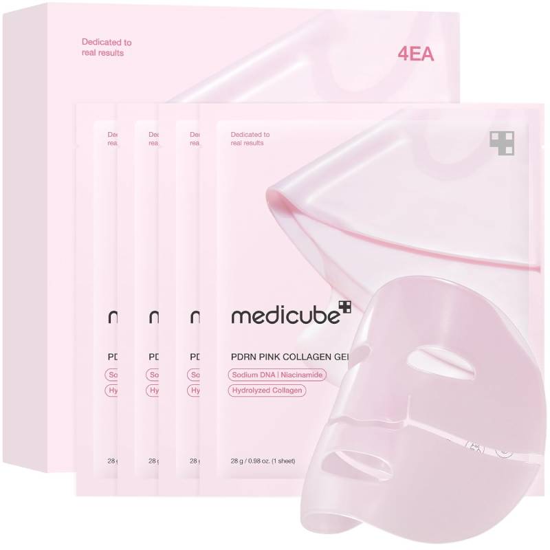 Medicube PDRN Pink Collagen Gel Mask 4 Sheets