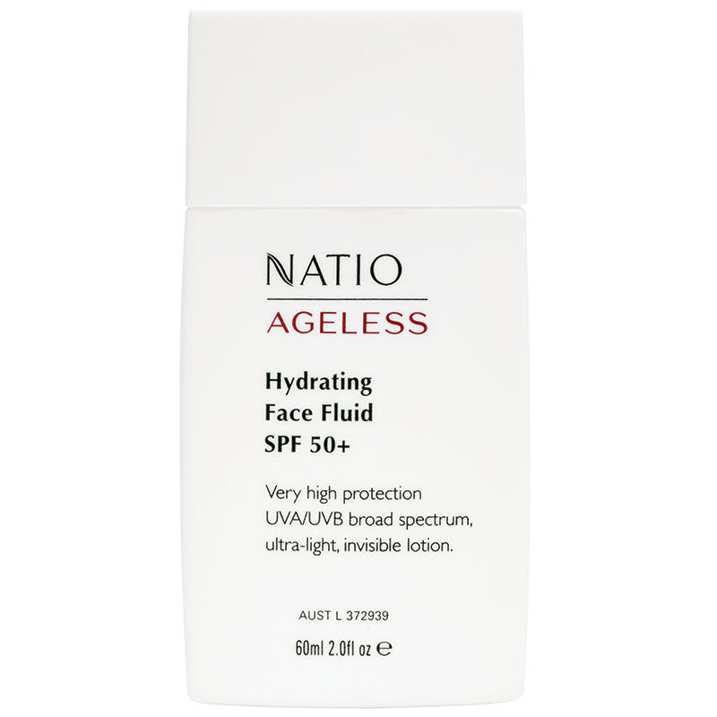 Natio Ageless Hydrating Face Fluid SPF 50+ 60ml