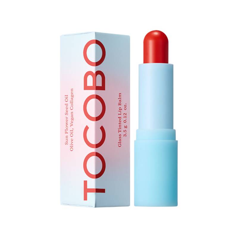 Tocobo Glass Tinted Lip Balm 013 Tangerine Red