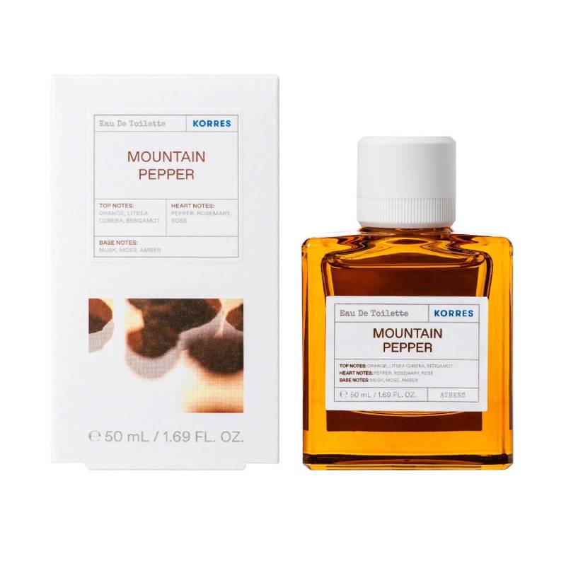 Korres Mountain Pepper Eau De Toilette 50ml
