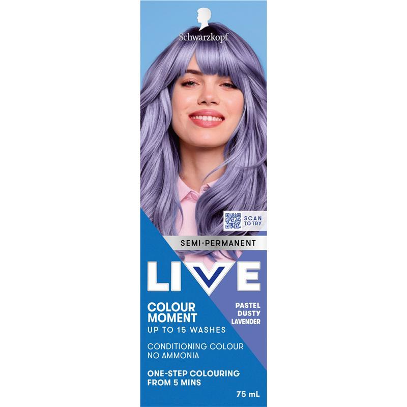 Schwarzkopf Live Colour Pastel Dusty Lavender 75ml