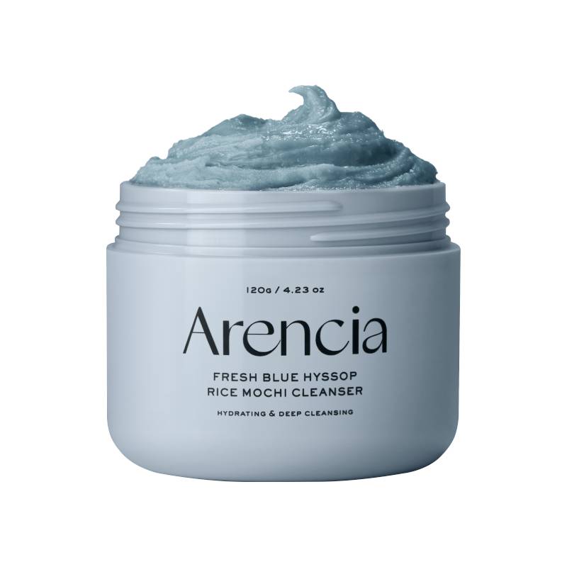 Arencia Blue Hyssop Rice Mochi Cleanser 120g