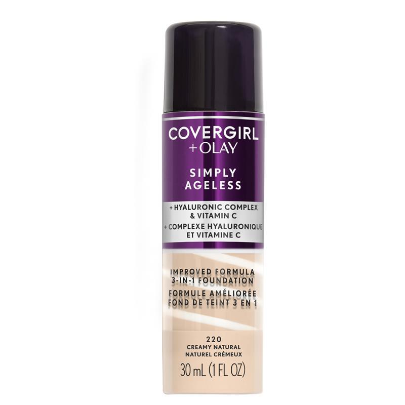 Covergirl + Olay Simply Ageless 3-In-1 Liquid Foundation Creamy Natural
