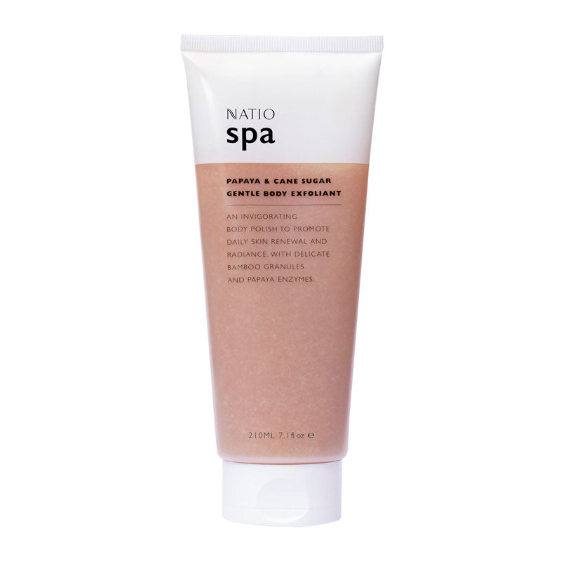 Natio Spa Papaya & Cane Sugar Body Exfoliant 210ml Online Only