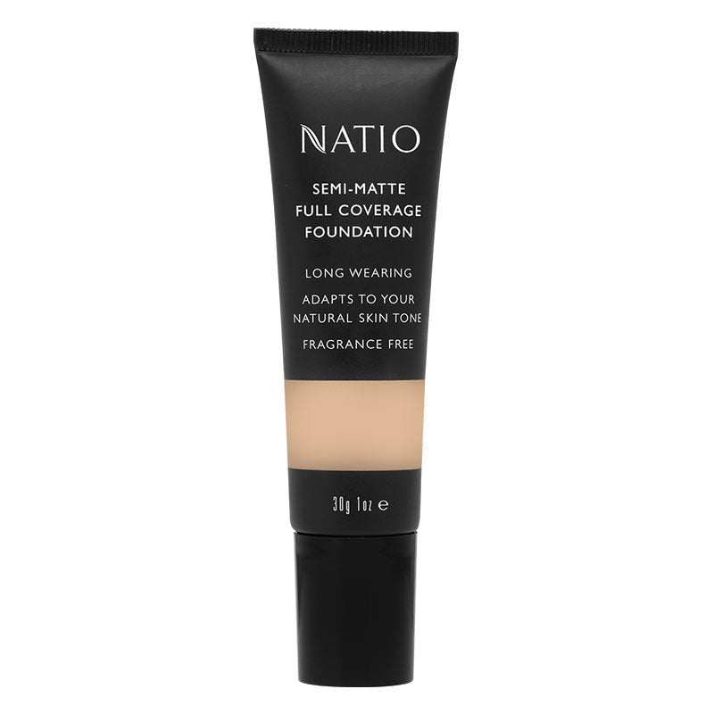 Natio Semi Matte Full Coverage Foundation Vanilla Online Only