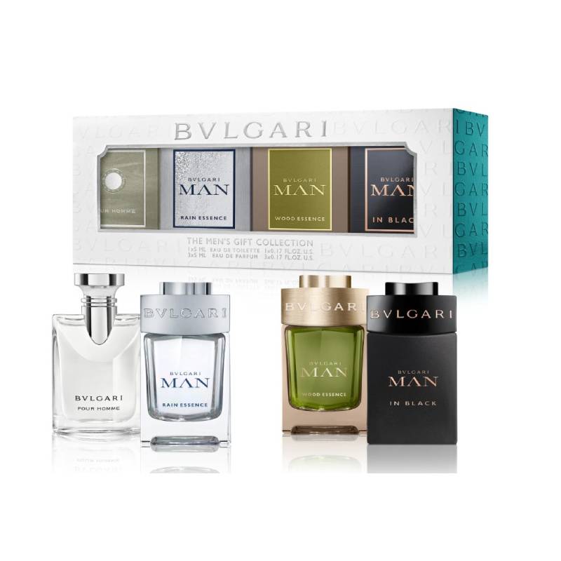 Bvlgari For Men 4 Piece Mini Set