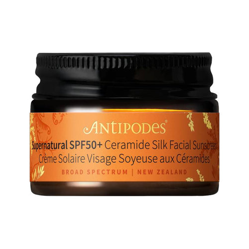 Antipodes Supernatural SPF50+ Ceramide Silk Facial Sunscreen Mini 15ml