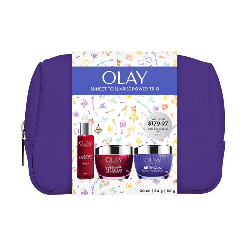Olay Sunset To Sunrise Power Trio Gift Set