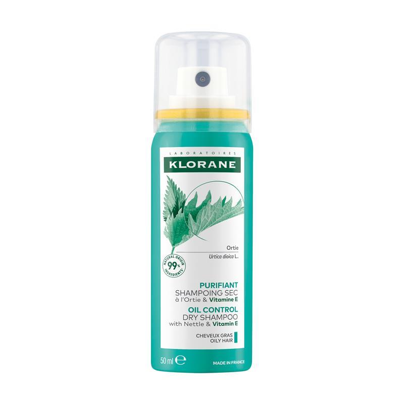 Klorane Dry Shampoo Oil Control with Nettle & Vitamin E 50ml