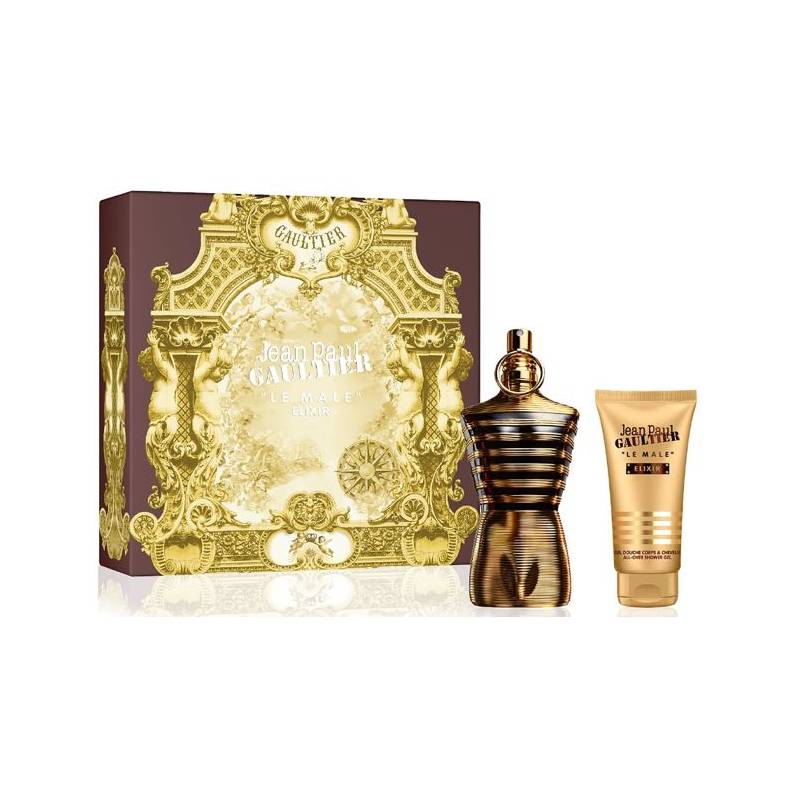 Jean Paul Gaultier Le Male Elixir Parfum 125ml 2 Piece Set