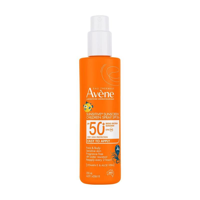 Avene Sunsitive Sunscreen SPF 50+ Children Spray 200ml
