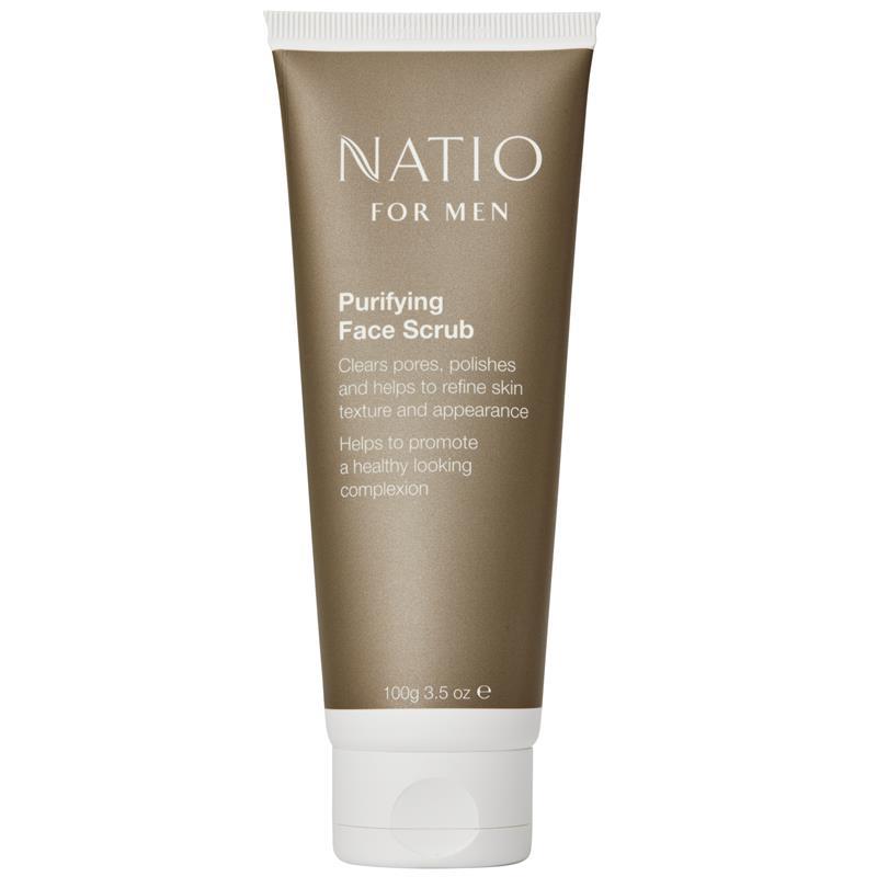 Natio For Men Purifying Face Scrub 100g