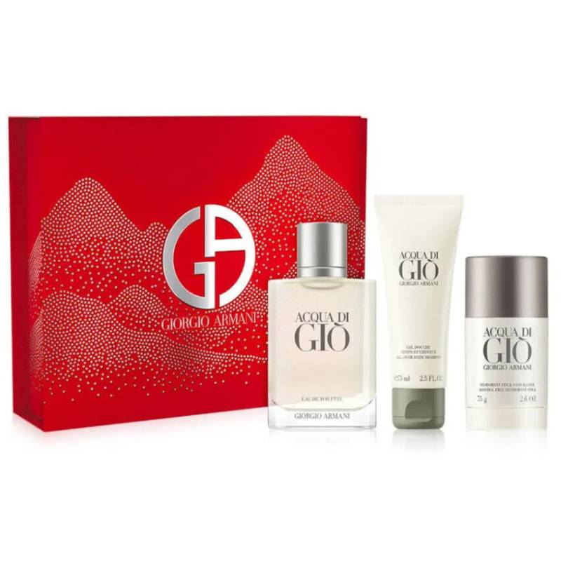 Giorgio Armani Acqua Di Gio For Men 100ml 3 Piece Set