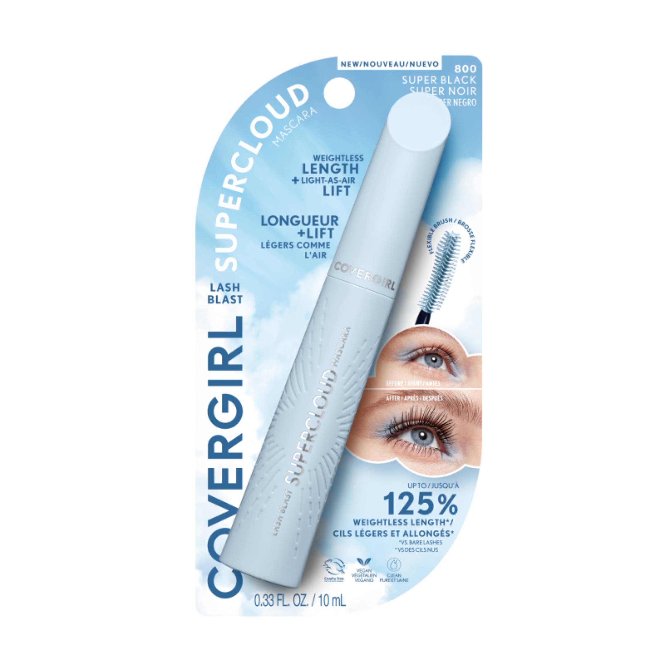 Covergirl Lash Blast Supercloud Mascara 800 Super Black