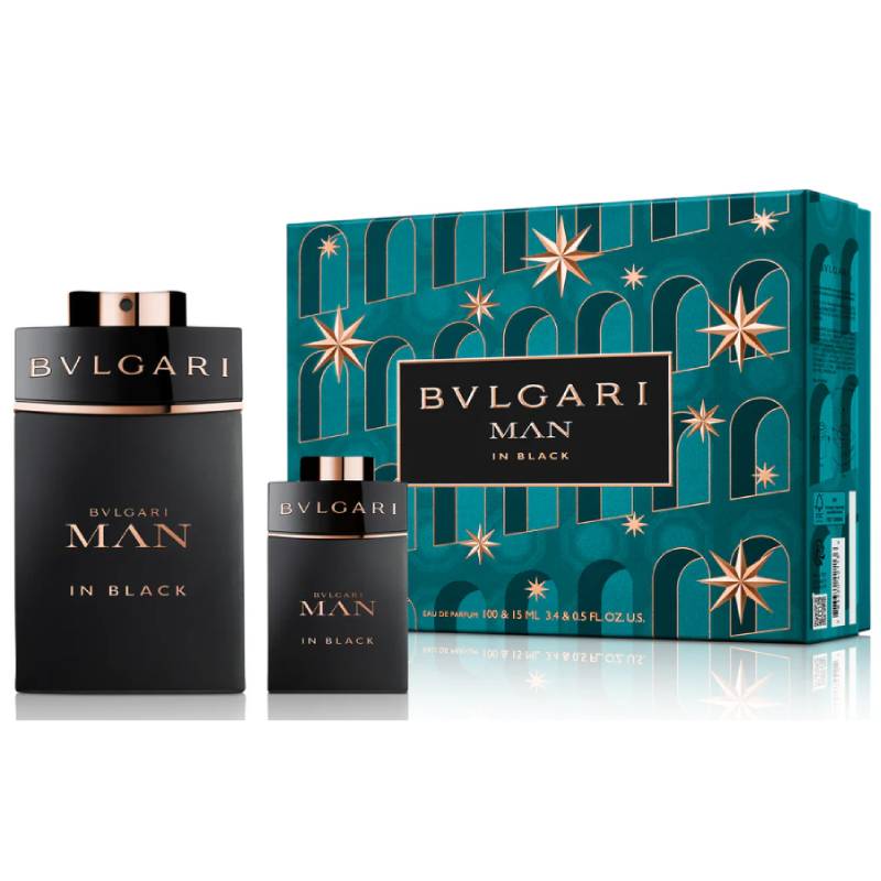 Bvlgari Man In Black Eau De Parfum 60ml 2 Piece Gift Set