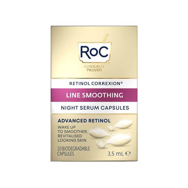 RoC Retinol Correxion Line Smoothing Night Serum Caps 10 Pieces