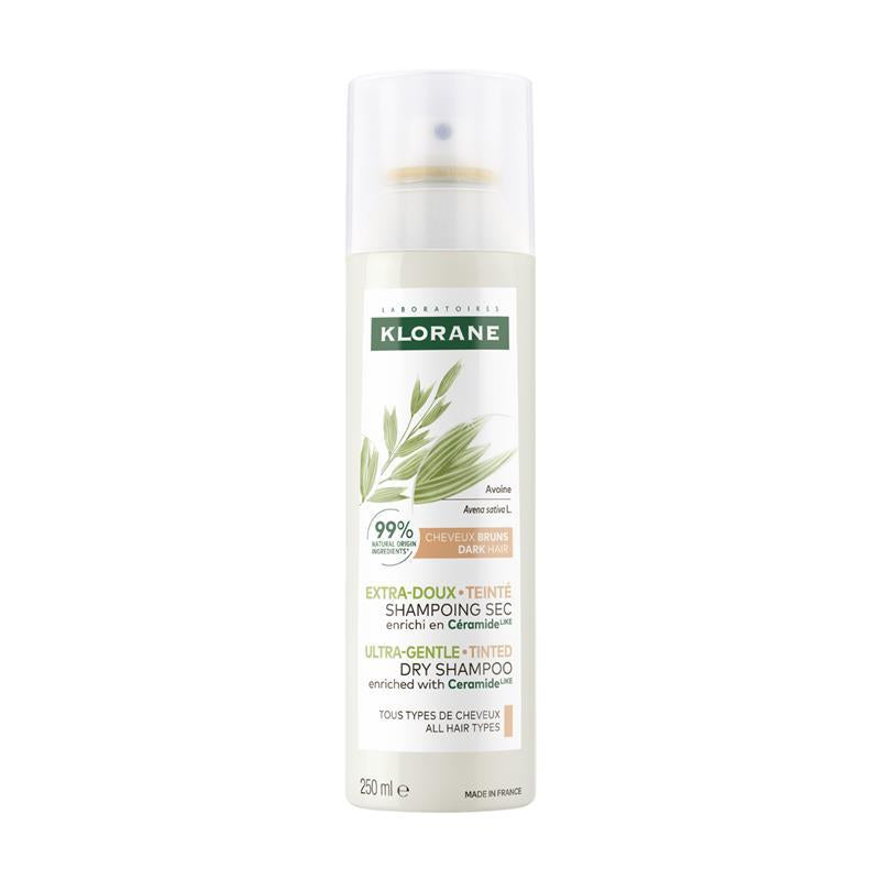 Klorane Dry Shampoo With Oat & Ceramide Dark Hair 250ml
