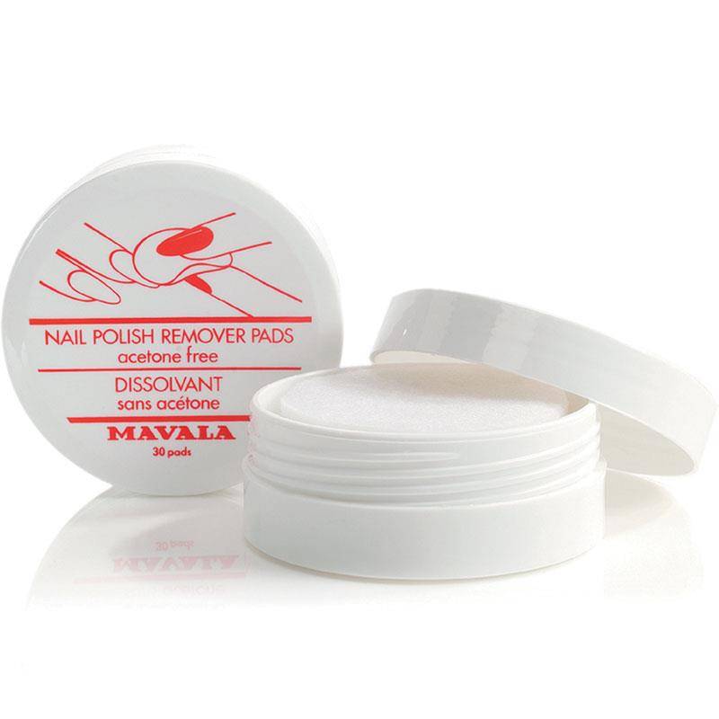 Mavala Nail Polish Remover Pads Box Of 30 Pre-Soaked Pads