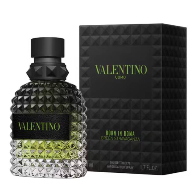 Valentino Uomo Born In Roma Green Stravaganza Eau De Toilette 50ml