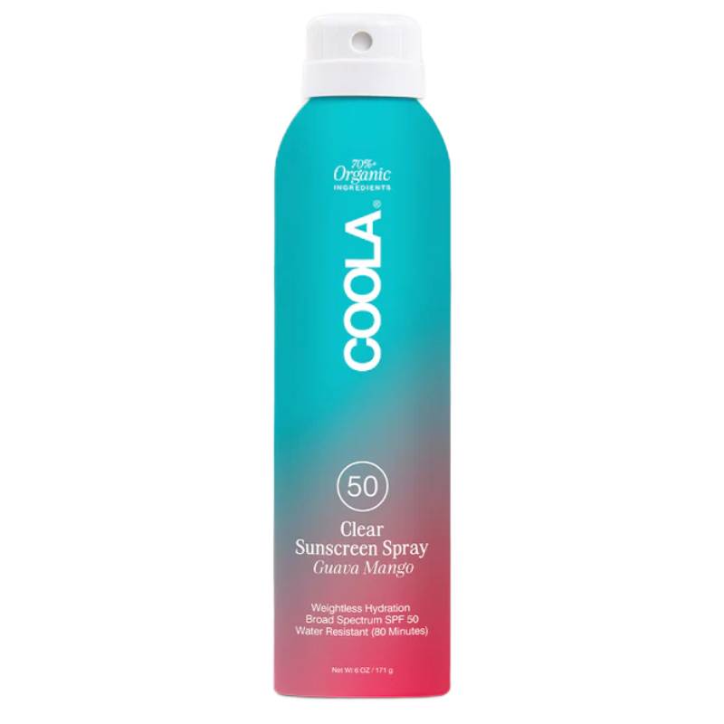 Coola Clear Sunscreen Spray SPF50 Guava Mango 177ml