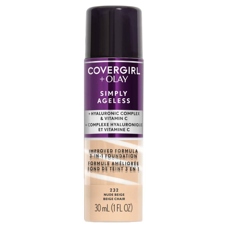 Covergirl + Olay Simply Ageless 3-In-1 Foundation Nude Beige 232 30ml