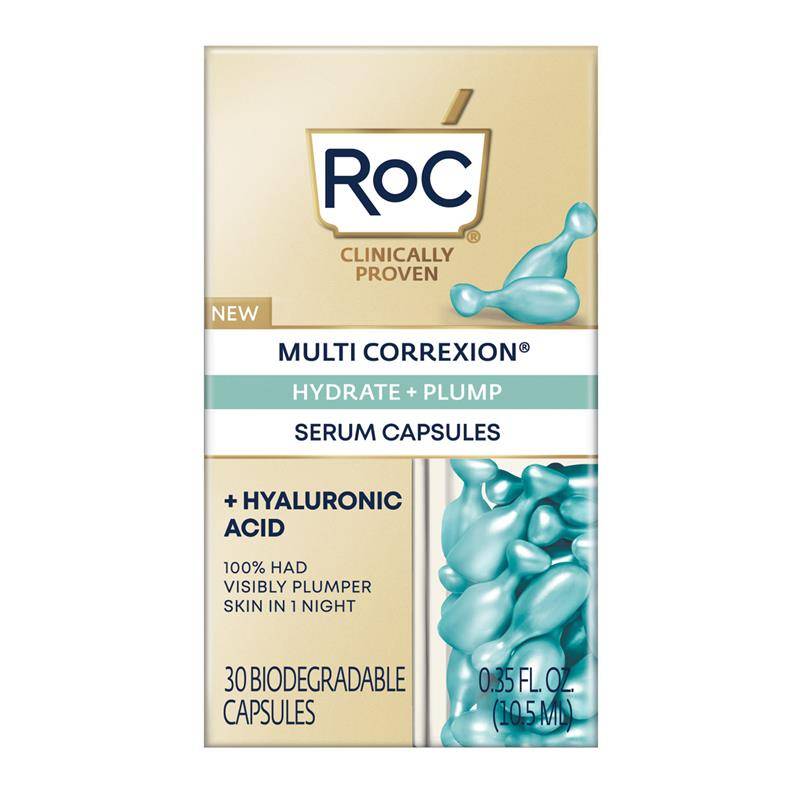 RoC Multi Correxion Hydrate & Plump Night Serum 30 Capsules