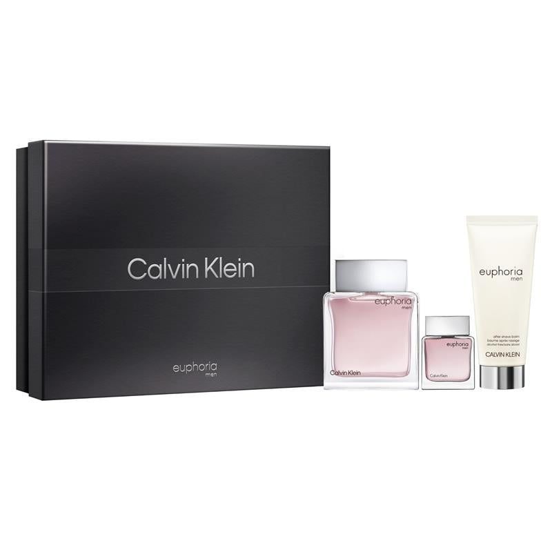 Calvin Klein Euphoria For Men Eau De Toilette 100ml + 15ml + After Shave Balm 3 Piece Set 2025