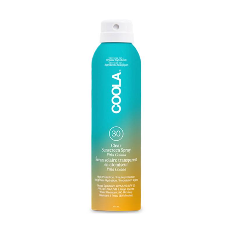 Coola Clear Sunscreen Spray SPF30 Pina Colada 177ml
