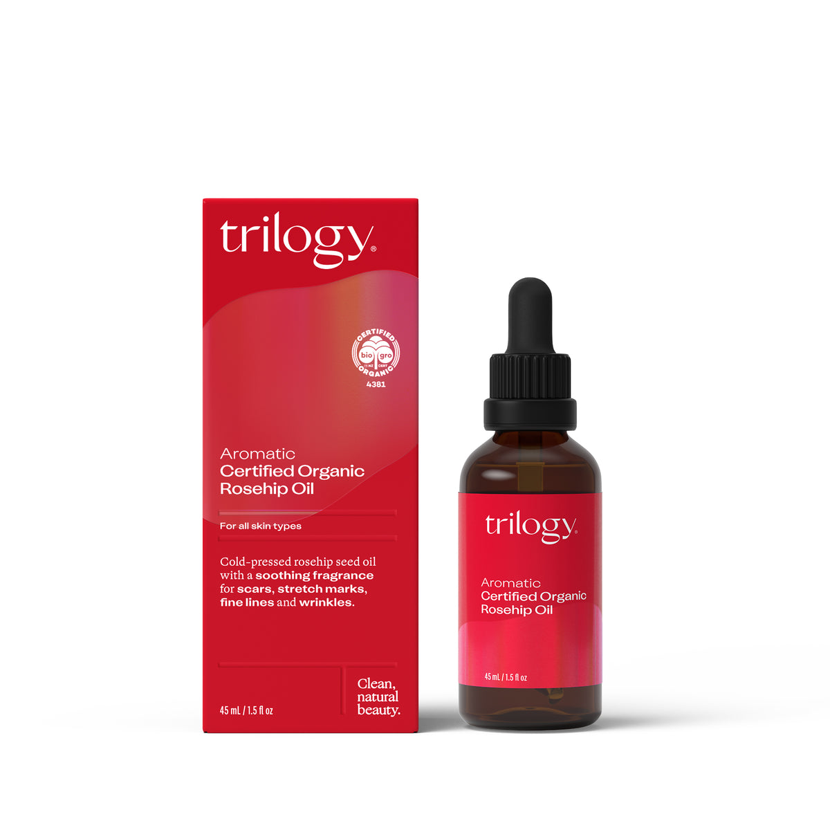 Trilogy Certified Organic Rosehip Oil Aromatic 45ml