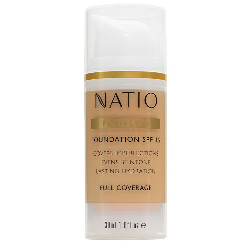 Natio Flawless Foundation SPF 15 Medium Online Only