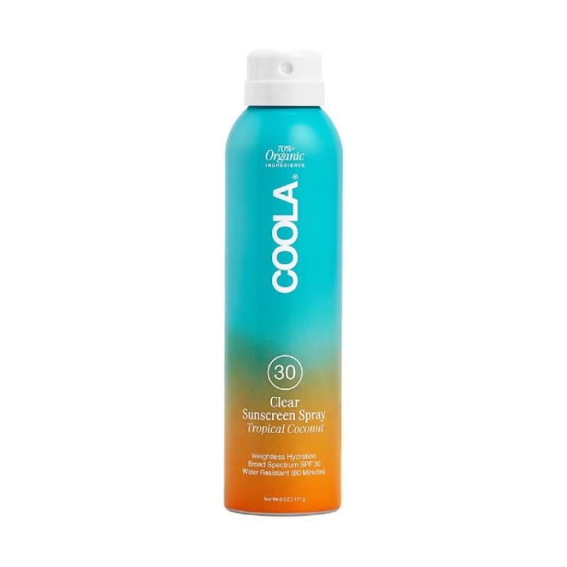 Coola Clear Sunscreen Spray SPF30 Tropical Coconut 177ml