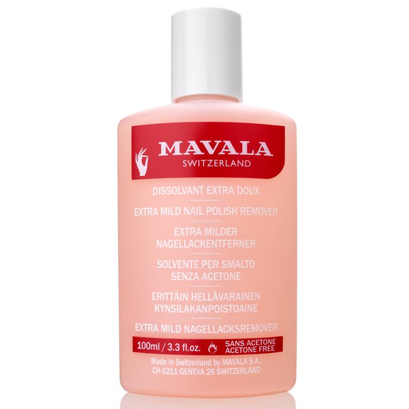 Mavala Acetone-Free Nail Polish Remover Pink 100ml