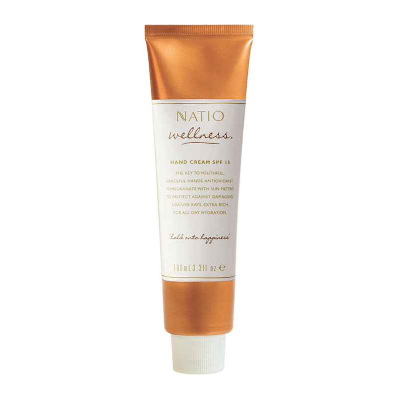 Natio Wellness Hand Cream SPF 15+ 100ml Online Only