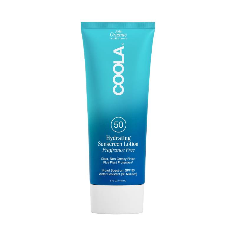 Coola Hydrating Sunscreen Lotion SPF50 Fragrance Free 148ml