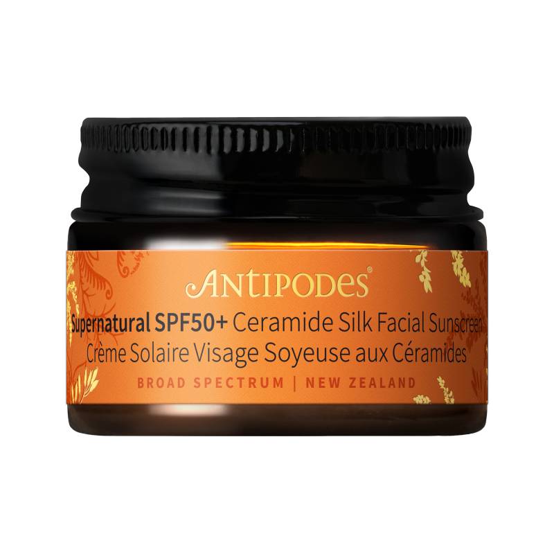 Antipodes Supernatural SPF50+ Ceramide Silk Facial Sunscreen Mini 15ml