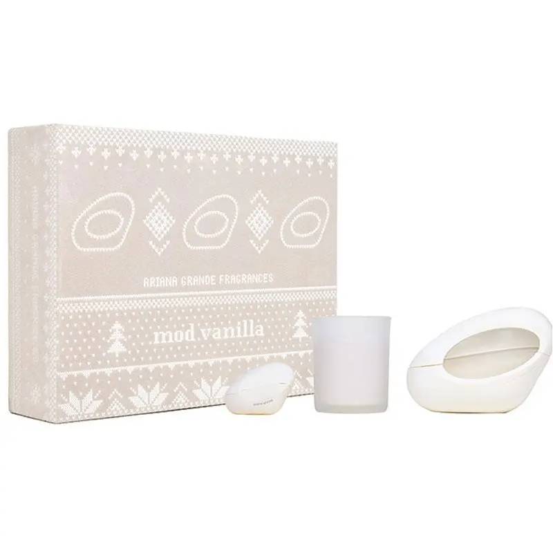 Ariana Grande Mod Vanilla Eau de Parfum 100ml + 7.5ml + Candle 3 Piece Set