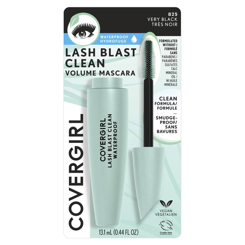 Covergirl Lashblast Clean Vegan Mascara Very Black Waterproof 825