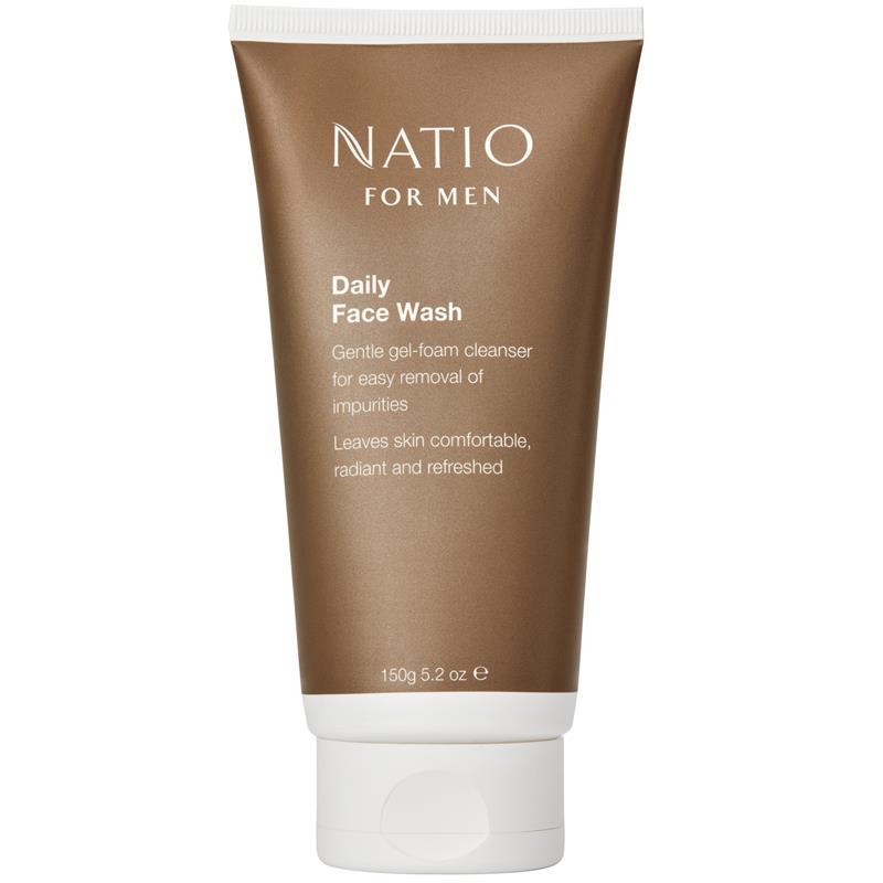 Natio For Men Daily Face Wash 150g