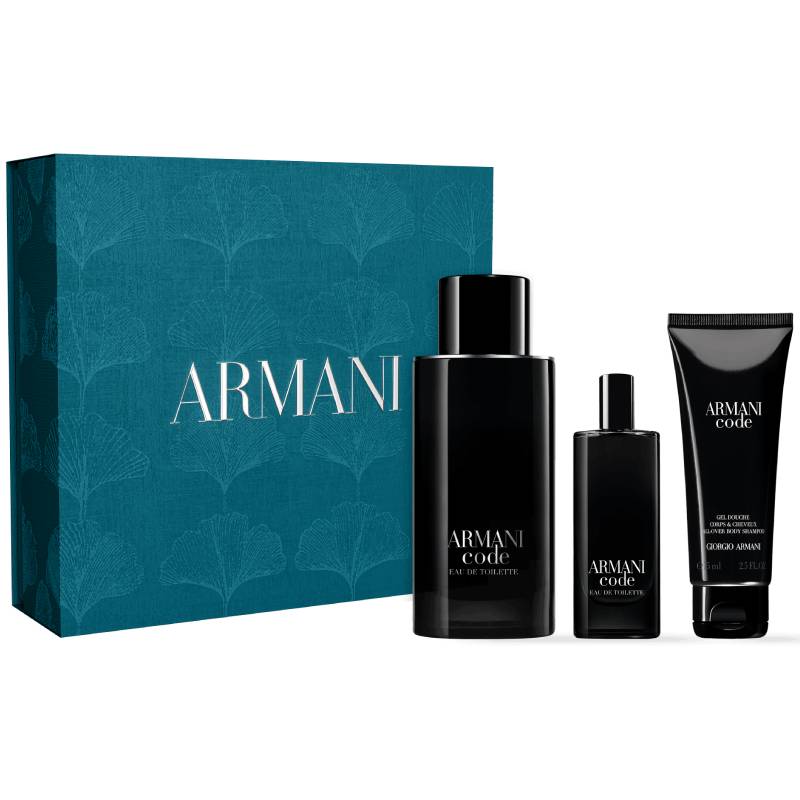 Giorgio Armani Code For Men Eau De Toilette 125ml Spray + 15ml + 75ml Shower Gel Set