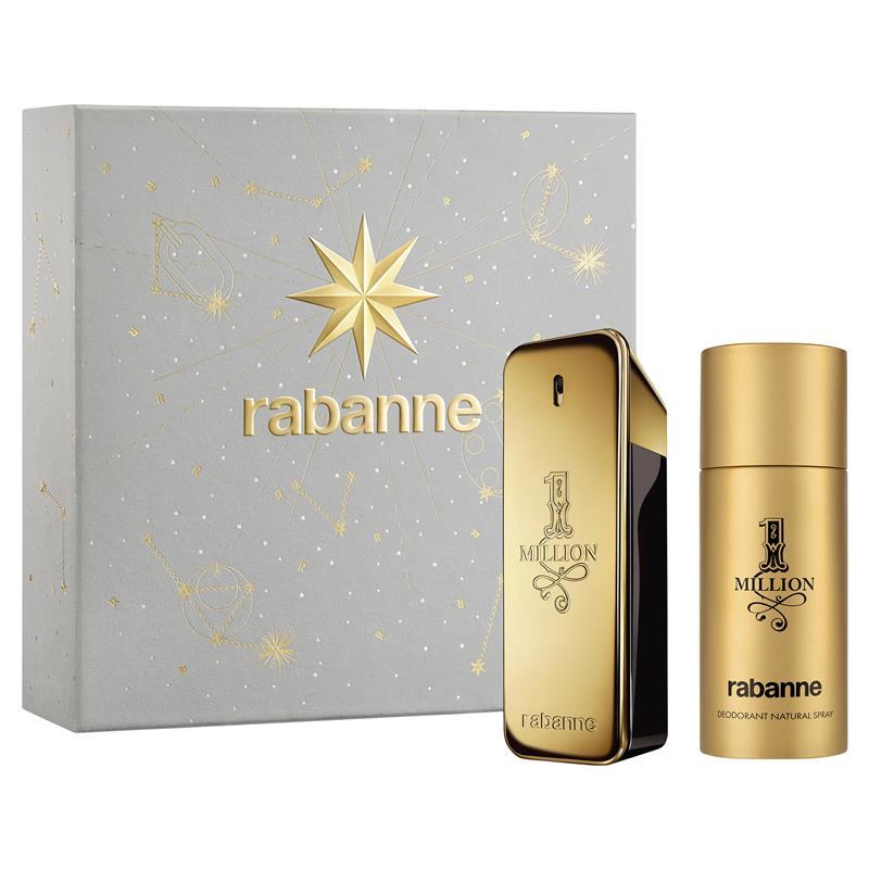 Paco Rabanne 1 Million Eau De Toilette 100ml + Deodorant Spray 150ml 2 Piece Set 2025