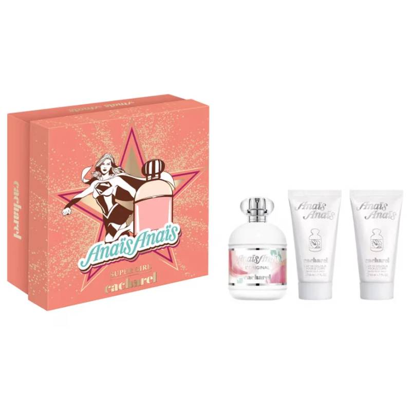 Cacharel Anais Anais Eau de Toilette 100ml Spray 3 Piece Set