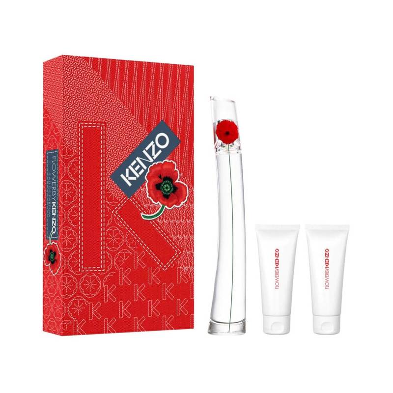 Kenzo Flower Eau De Parfum 100ml 3 Piece Gift Set