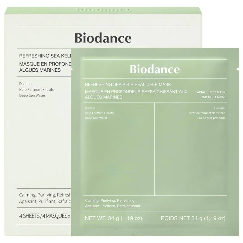 Biodance Refreshing Sea Kelp Real Deep Mask 4 Pack