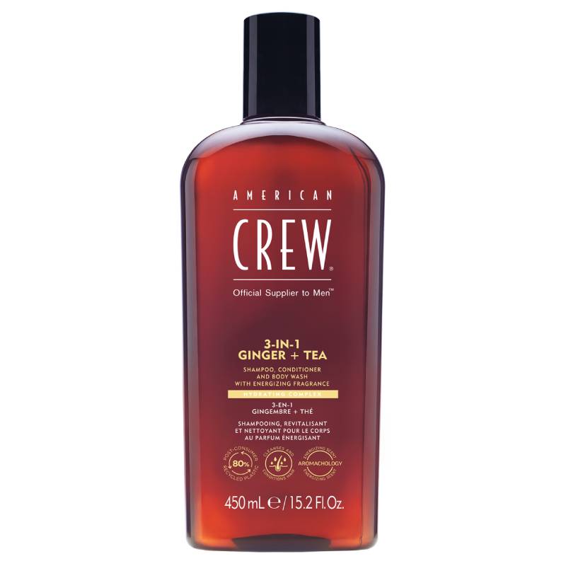American Crew 3-In-1 Energizing Ginger + Tea 450ml