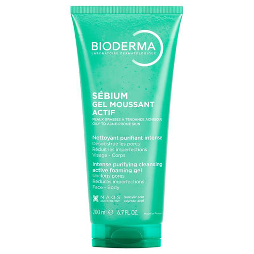 Bioderma Sebium Gel Moussant Actif 200ml