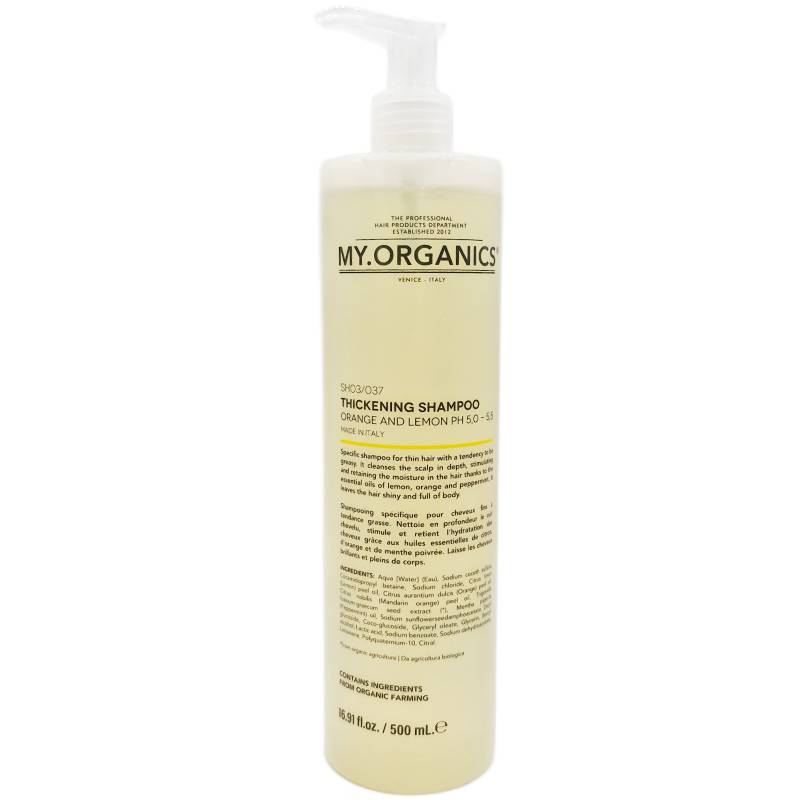 My Organics Thickening Shampoo With Orange & Lemon 500ml Online Only