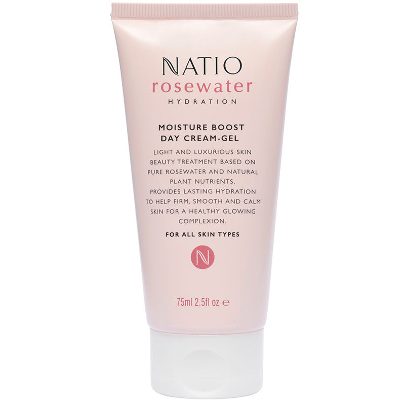 Natio Rosewater Hydration Moisture Boost Day Cream-Gel 75ml